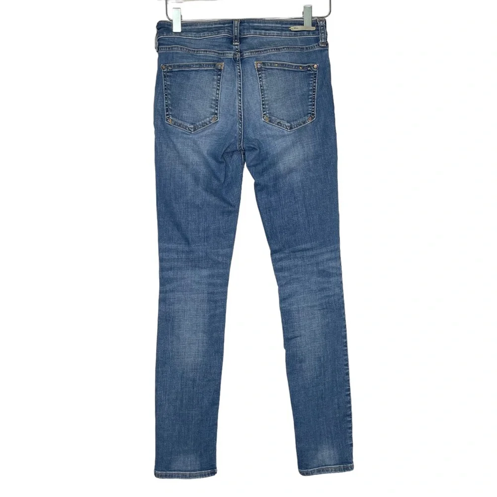 Pilcro and the Letterpress Jeans Womens 26 Stet Blue Denim Skinny‎ Anthropologie